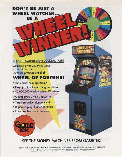 Wheel Of Fortune MAME2003Plus Game Cover